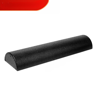 Ankle rehabilitation board proprioception semicircle board balance calf strength heel lift training sprained foot recovery artifact black 60 cm long