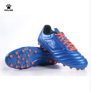 Kelme/kelme youth football shoes men's ag short spikes adult competition shoes 68833126 sapphire blue 42