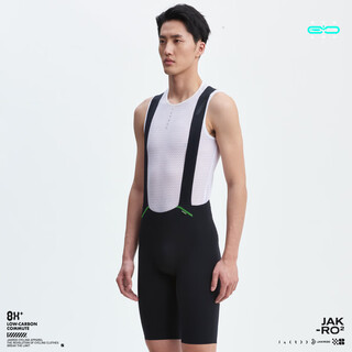 Jakroo spring and summer evo-ivs season 3 men's bib shorts tight competition style double arrow long distance cycling pants black (tight competition style) s