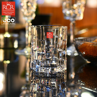 Rcr light luxury crystal glass beer cup high-looking party champagne glass home water glass gift red wine goblet set etna whiskey glass 330ml 1 piece