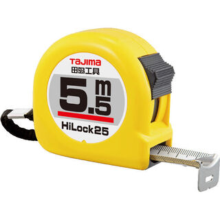 Tajima (tajima) tajima tape measure 55 meters 5 meters 35 meters 75 meters 10 meters high-precision super wear-resistant double-sided scale woodworking tape measure 5 points 5 meters 25 white reverse yellow thickened one pack