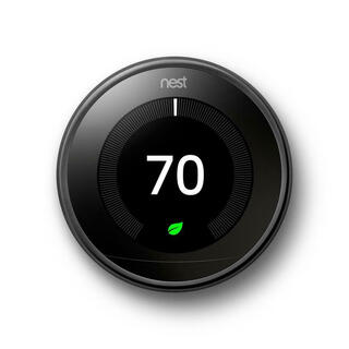 3rd generation nest thermostat thermostat thermostat air conditioning panel remote smart home american version nest 3rd generation stainless steel silver-ready stock
