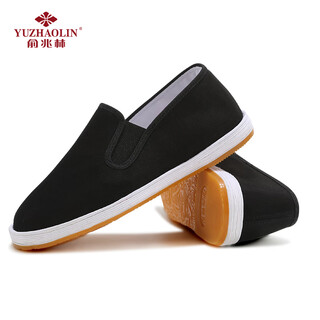 Yu zhaolin old beijing cloth shoes women's single shoes soft sole non-slip mother's chinese style embroidered flat cloth shoes y2s-1002 37
