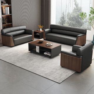 Chuangli simple office reception room sofa negotiation area for three people (xipi)