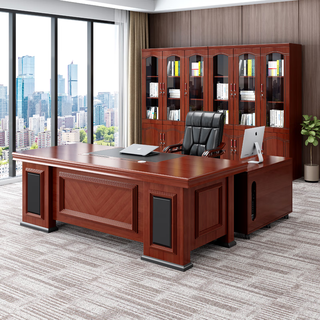 Miafei office furniture boss desk president desk and chair combination executive desk manager desk boss desk modern chinese office desk and chair pre-sale deposit (delivery after paying the final payment)