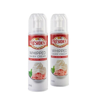 Presidential presidential jet cream 250g ready-to-eat animal-modified whipped cream ice cake baking cake ingredients presidential jet whipped cream 250g