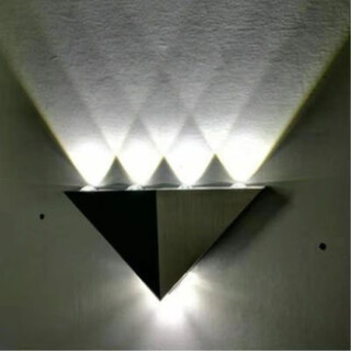 Micro led wall lamp modern simple creative corridor aisle bar club ktv background wall decoration colorful color-changing light 5w white light high-brightness model