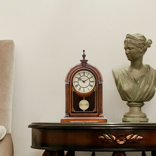 Seiko japanese seiko clock european-style solid wood living room bedroom floor clock hourly hour music time table clock table clock