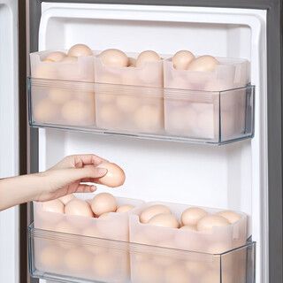 Home katei story japanese refrigerator storage box egg box fruit box food grade crisper box side door artifact kitchen packaging organizing box single compartment type-single pack
