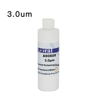 Metallographic alumina suspension polishing paste nano-scale mirror opa polishing liquid w0.050.31.2um w3.0um 250ml
