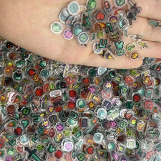 Minecraft pendants 100 props comic exhibition q version acrylic pieces without material 1cm-2cm-diy shaker bwm model minecraft-1cm 223 pieces minecraft props ultra-clear