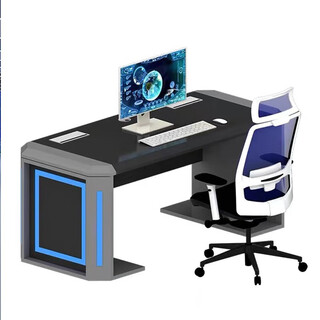 翼枫烤漆科技感操作台数字中心指挥台控制台监控室监控台时尚办工桌 尺寸颜色定制