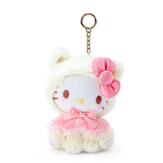 Suntomoon cute kuromi cat plush doll keychain melody kt cute pet doll school bag pendant creative gift hello kitty kitten