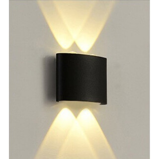 Yilin outdoor wall light up and down light-emitting exterior wall light minimalist led outdoor lighting double-head courtyard waterproof wall light b15-4w warm light ww