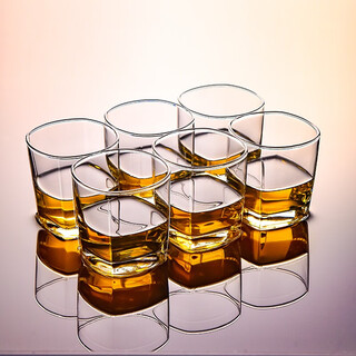 Ocean thailand imported glass water cup juice cup milk cup wine cup square tea cup 295ml set of six