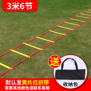 Baolijia basketball logo bucket obstacle equipment sign pole disc pile brand ice cream bucket cone football training auxiliary 3.6-section agility ladder++ storage bag