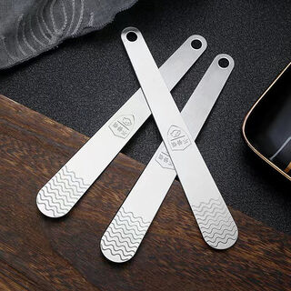 Qitianguo stainless steel dumpling filling spoon digging filling spoon filling picking spoon making dumplings artifact household stuffing spoon stirring stuffing making dumpling tool stainless steel filling picking spoon 3 pieces 1 layer