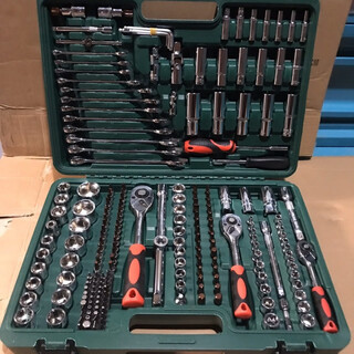 Sailoto tools 72-tooth quick wrench socket combination tool box auto repair tool set 216-piece socket wrench