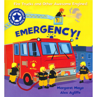 Awesome engines dig dig digging choo choo clickety-clack children's transportation science picture book 4 volumes english learning enlightenment book excavator english original imported book emergency rescue