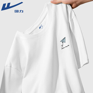 Warrior pure cotton 220g t-shirt men's short-sleeved summer 2025 heavyweight xinjiang tissue paper airplane printed top men's half-sleeved