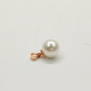 Jingjia fat donglai same style 18k gold pendant without chain pearl necklace buckle head plated with 18 gold single shell bead single bead for women white rose gold holder