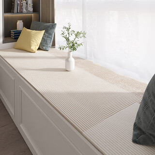 Versatile impression bay window mat customized light luxury simple modern high-end window sill mat balcony sitting mat tatami mat universal for all seasons warm sun in winter - 1 professional customization for other sizes contact customer service