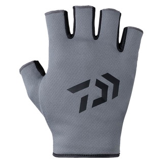 Daiwa dayi valua gloves ice silk sunscreen breathable fishing half fishing gloves leaking three fingers quick-drying and breathable black (five fingers leaking) l