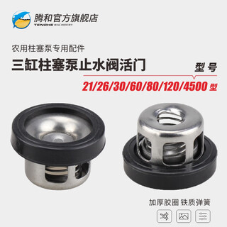 Tenghe valve water stop valve 21/26/30/80/120 agricultural three-cylinder plunger pump sprayer maintenance accessories seal