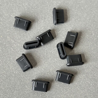 Danyang qingtian customized typec dustproof silicone plug for android phones xiaomi oppo huawei honor vivo charging port black 10 pcs