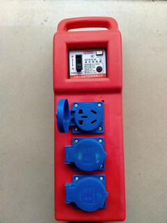 Construction site temporary distribution box suitcase 220v socket 380v mobile electrical box portable with leakage protection industrial plug 16 single row 3-position splash-proof small five-hole
