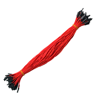 Throwing stones 1p rehearsal dupont wire 26awg silicone insulated wire high temperature resistant electronic wire experiment consumables 100 in a bundle 20cm wire length 100/piece red 30cm female to female