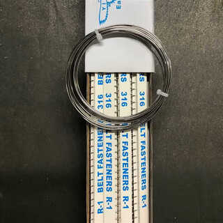 Extended 600mm long conveyor belt buckle pvc conveyor belt joint industrial belt buckle stainless steel buckle pvc 600mm 1# 12 pieces per box plus 8 meters of steel wire