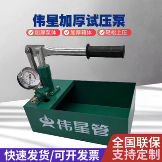 智驰伟星管专用打压水管测压压力家用测压泵试压泵地暖ppr检漏仪管道 伟星泵中配1.5米高压管