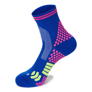 Tfo event-level outdoor socks, comfortable and breathable functional socks, sports hiking and mountaineering socks 2202303, colorful blue l