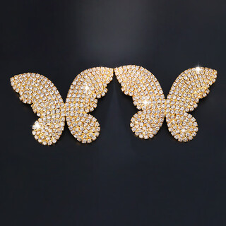 European and american accessories sexy butterfly breast patch, versatile diamond-filled nipple patch, fun gold