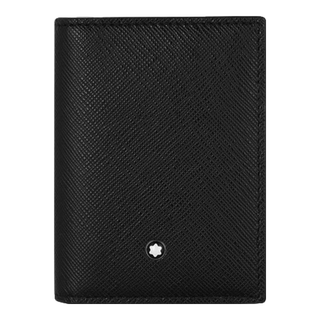 90% new montblanc montblanc men's craftsmanship series 4 card slots black card holder 130322 chinese valentine's day gift
