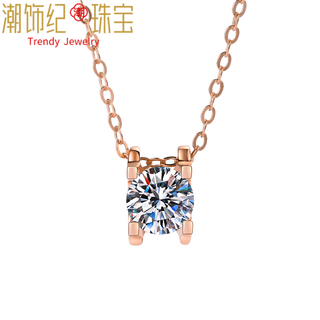 Dl 1998 fat donglai same style 18k gold color gold diamond necklace moissanite bull head pendant silver 18k rose gold simple 520 rose gold 50 points bull head necklace