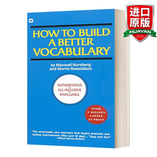 How to build a better vocabulary english original how to learn words better english version imported english original book
