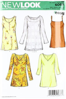 New looklook sewing pattern 6086