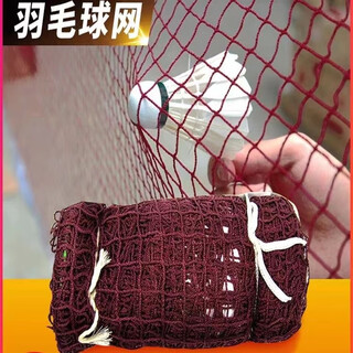 靖柔羽毛球网便携式标准网专业比赛室内外双打网家用简易折叠场地拦网 标准5.1米（钢丝拉绳）大孔