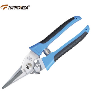 Topforza imported scissors, gardening scissors, flower branch scissors, branch cutting, sewing scissors, household stainless steel multi-purpose scissors ks-0120 8 inches