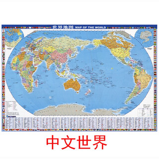 2025 new version chinese world map wall chart office classroom modern decorative painting extra large fabric wall sticker traceless world single + 60*90 + oil canvas map no glue on the back
