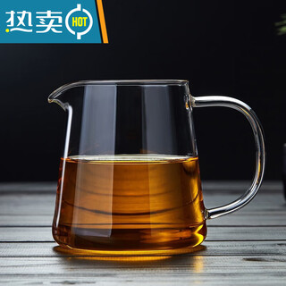 Pgy japan imported quality glass fair cup tea filter set thickened heat-resistant japanese tea filter household kung fu tea set with 450 (thickened)