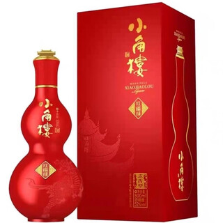 Xiaojiaolou 42 degrees 45 degrees strong aroma white wine red fulu xiaojiaolou erguotou chinese and foreign famous wine sichuan liquor full box gift 42 degrees 500ml 6 bottles 2020 red fulu full box