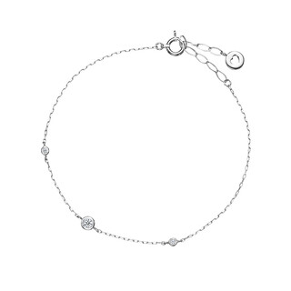 Nanzhi diamond bracelet 18k gold rose gold holiday gift aipuli meng 18k gold 3 diamonds 10 points ready stock