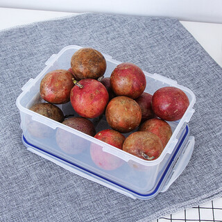 Lock&lock large capacity plastic refrigerator sealed box storage storage box microwave lunch box lunch box rectangular 2.6l