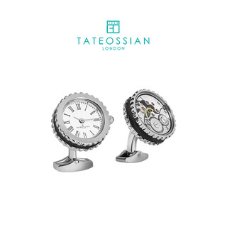 TATEOSSIANRT复古机芯怀表袖扣男精致法式袖口钉轻奢饰品送男士节日生日礼物 机械怀表（现货）