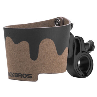 Rock brothers bicycle water cup holder handlebar water bottle holder road mountain bike leisure cycling coffee thermos cup cover black wave