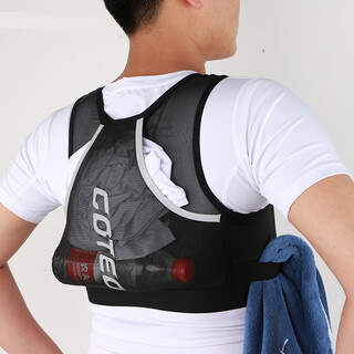 He jiagong canhe running vest bag water bag backpack outdoor sports bag cycling mountaineering water bottle bag hiking cross-country marathon