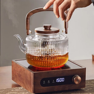 Yipot tea electric ceramic stove tea brewing glass pot kettle tea set white tea household jar tea stove brewing tea stove